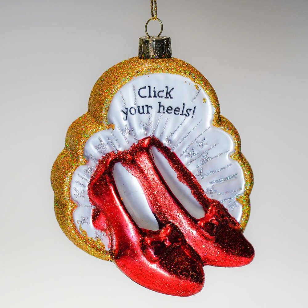 NIB Kurt Adler Ruby Slippers Collectible Ornament